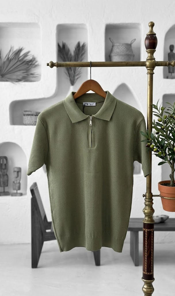 Zara yakalı tshirt