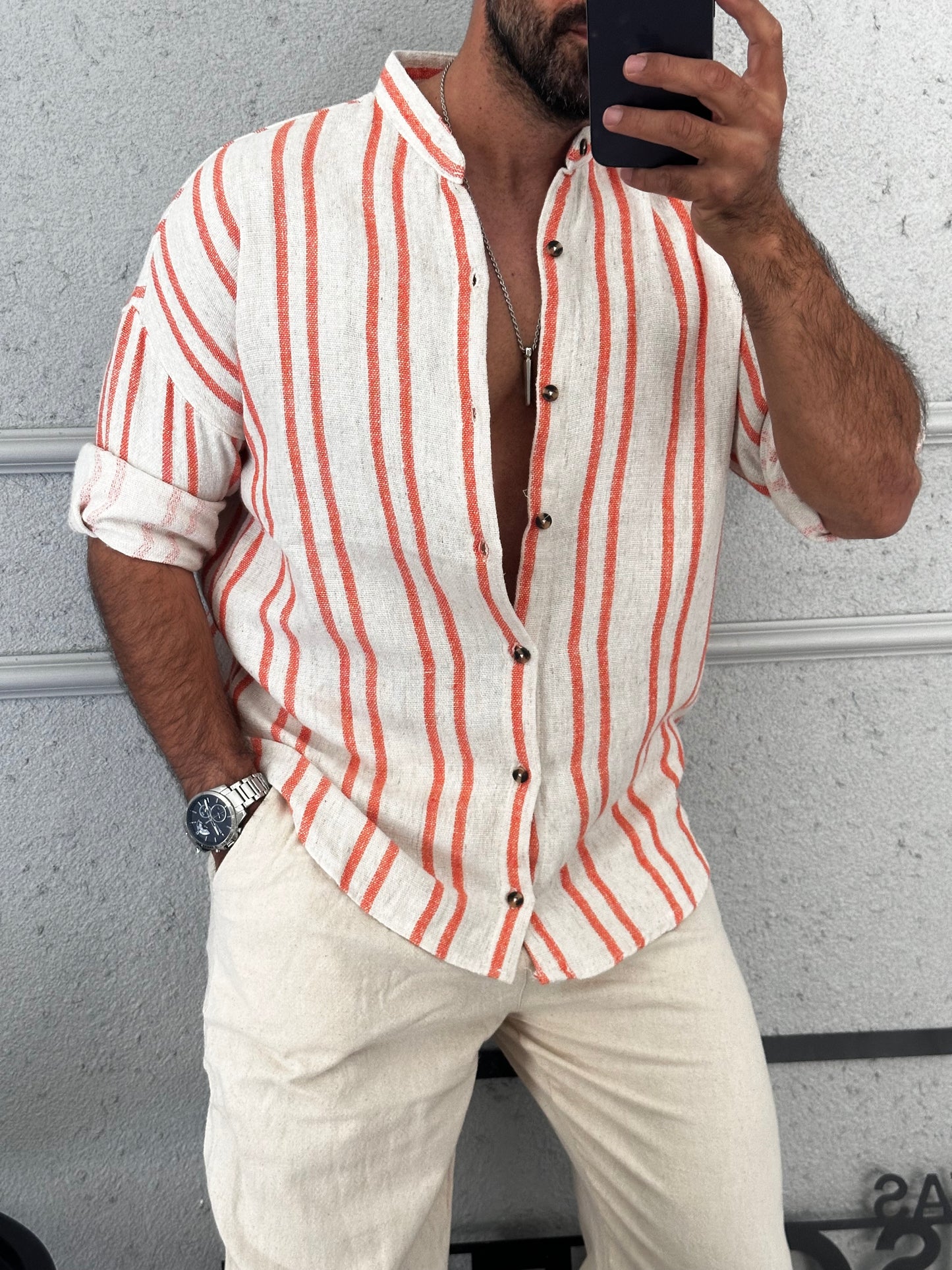 %100 pamuk rahat kalıp gömlek