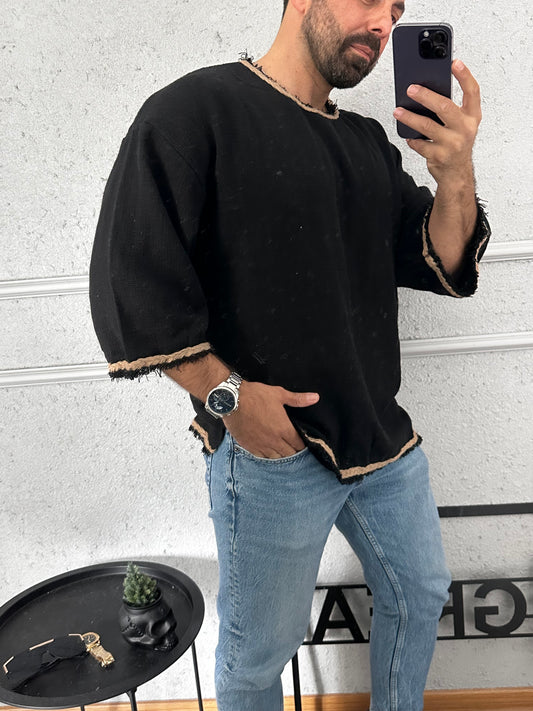 A04-Oversize bohem tshirt