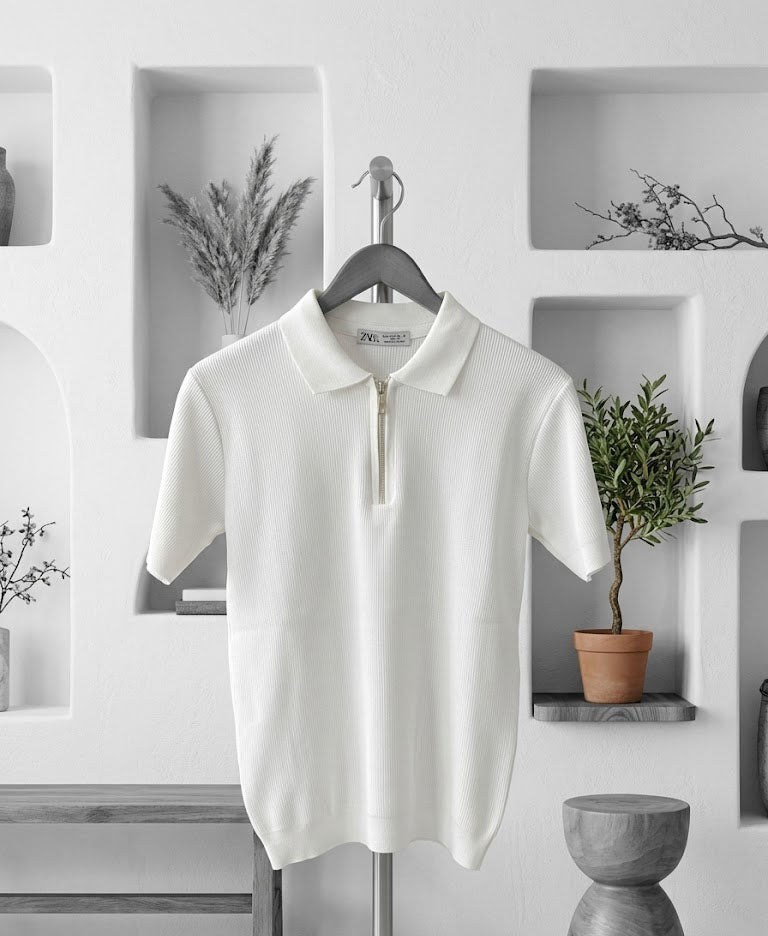 Zara yakalı tshirt